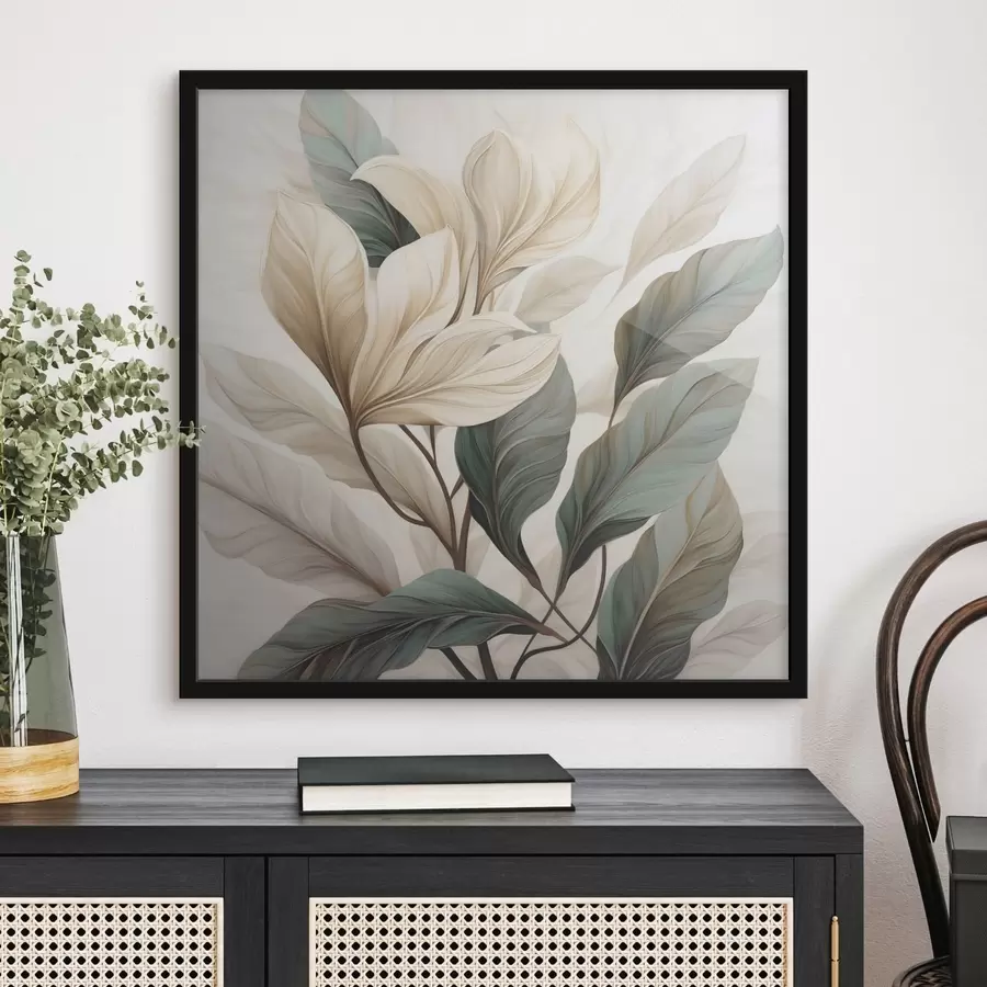 Papier peint Fleurs avec feuilles f47668