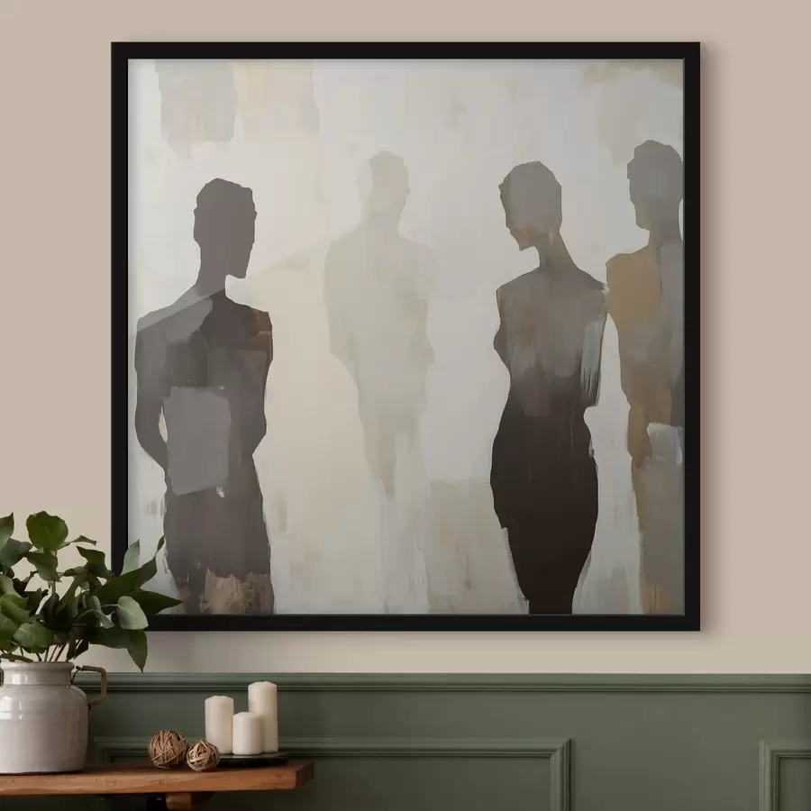 Papier peint Silhouettes abstraites f47778