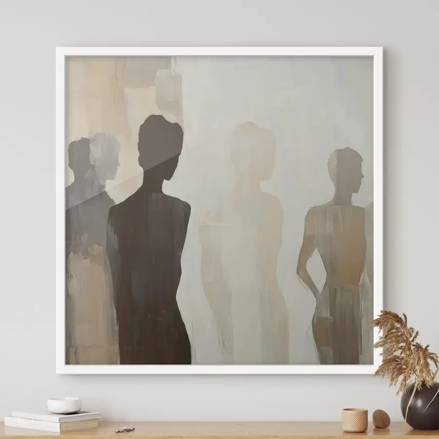 Papier peint Silhouettes abstraites f47779