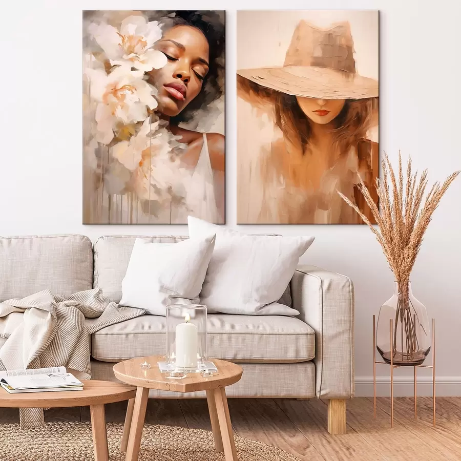 Tableau Murmures de tranquillité m01304