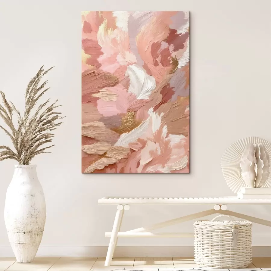 Tableau Couches de pastel dans des teintes douces s47750