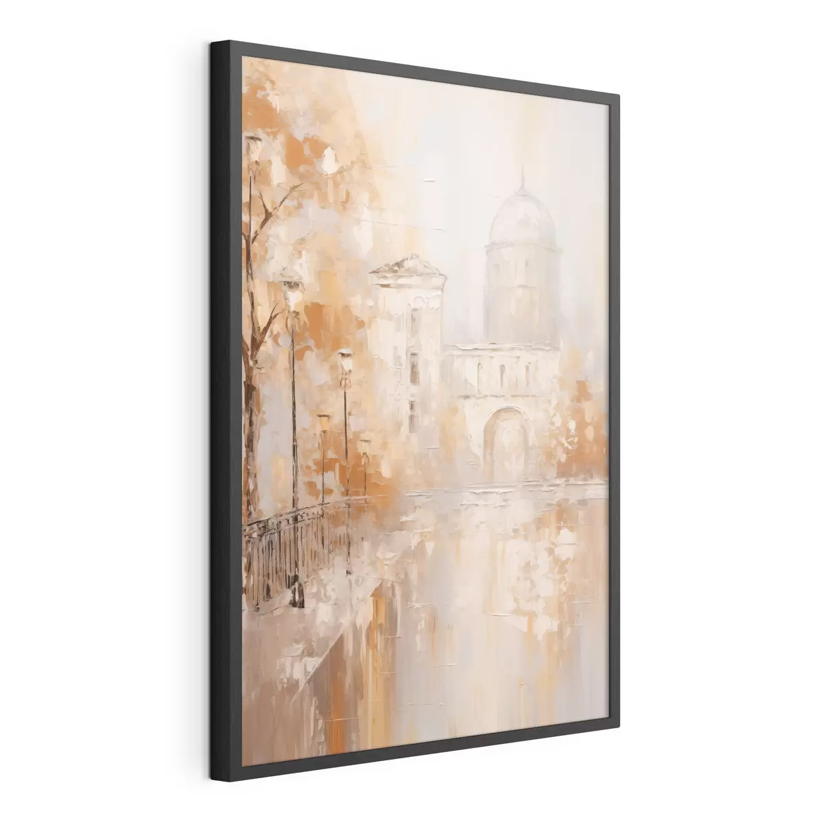 Poster Scène urbaine avec une arche aux teintes chaudes f47303