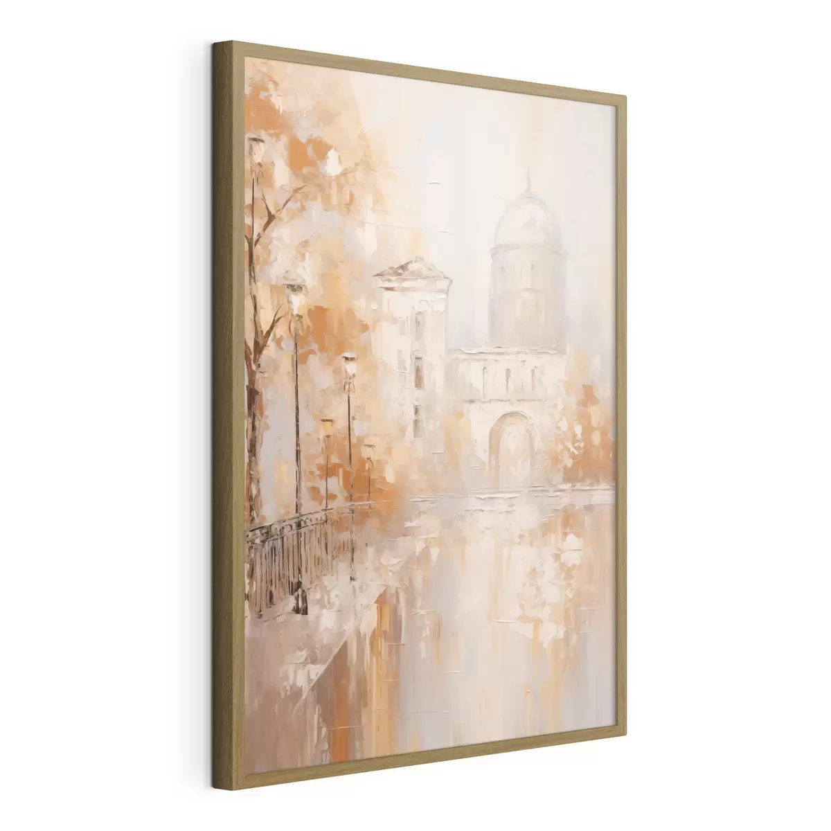 Poster Scène urbaine avec une arche aux teintes chaudes f47303