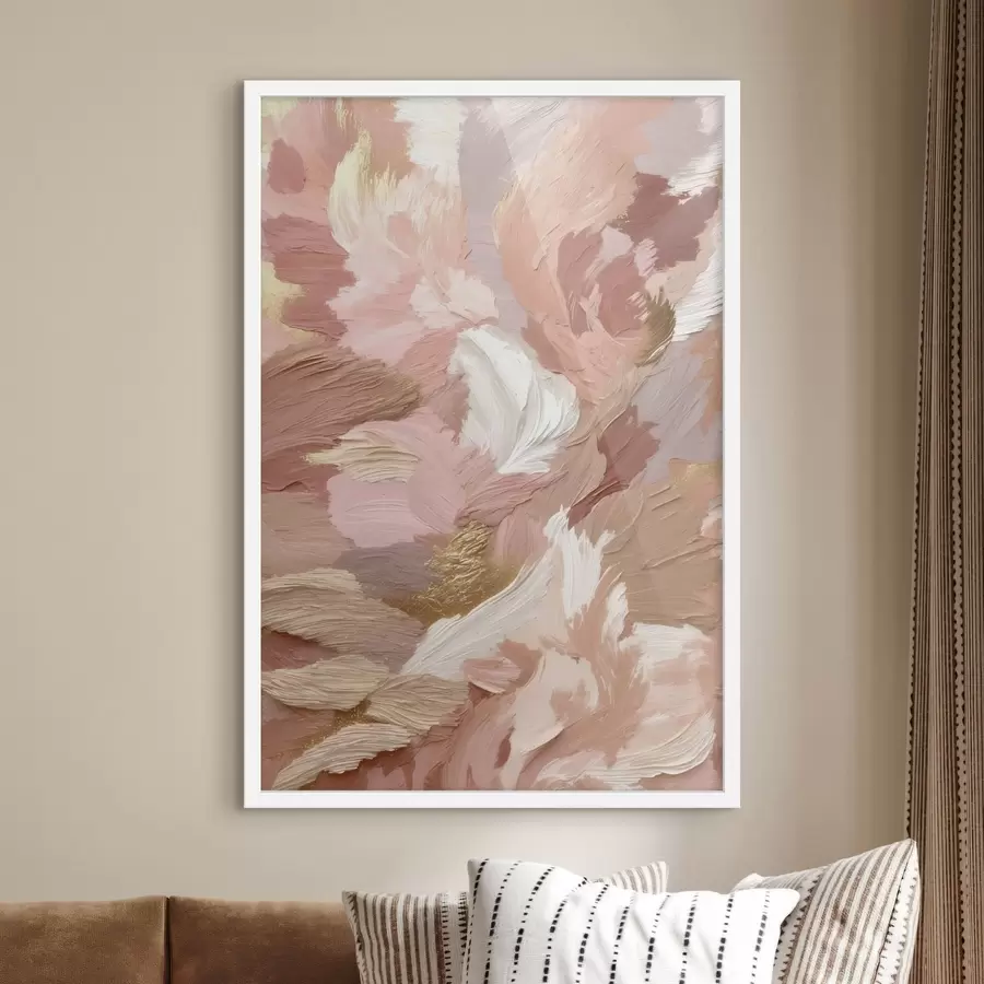 Papier peint Couches de pastel dans des teintes douces f47750