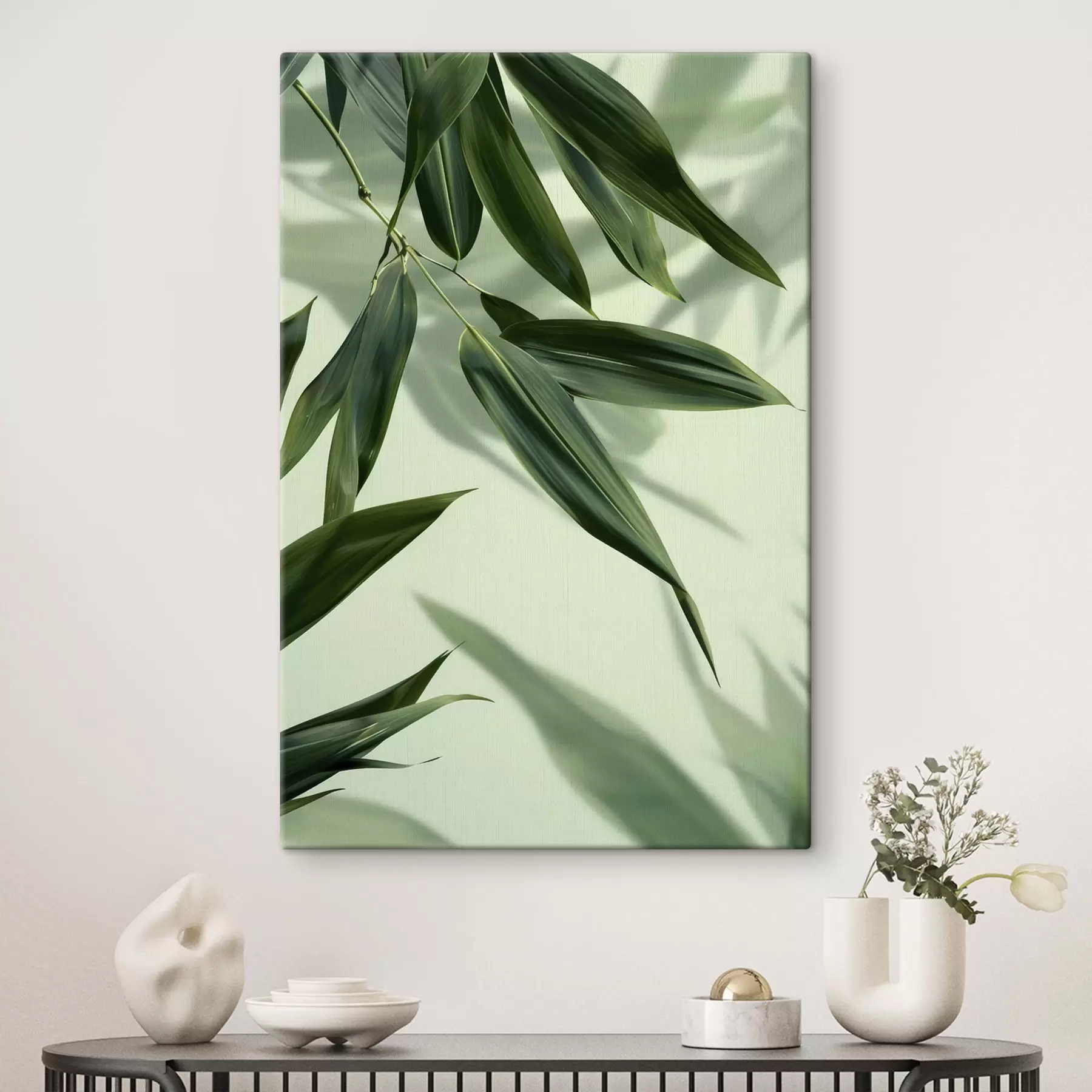 Tableau Feuilles de bambou s47814