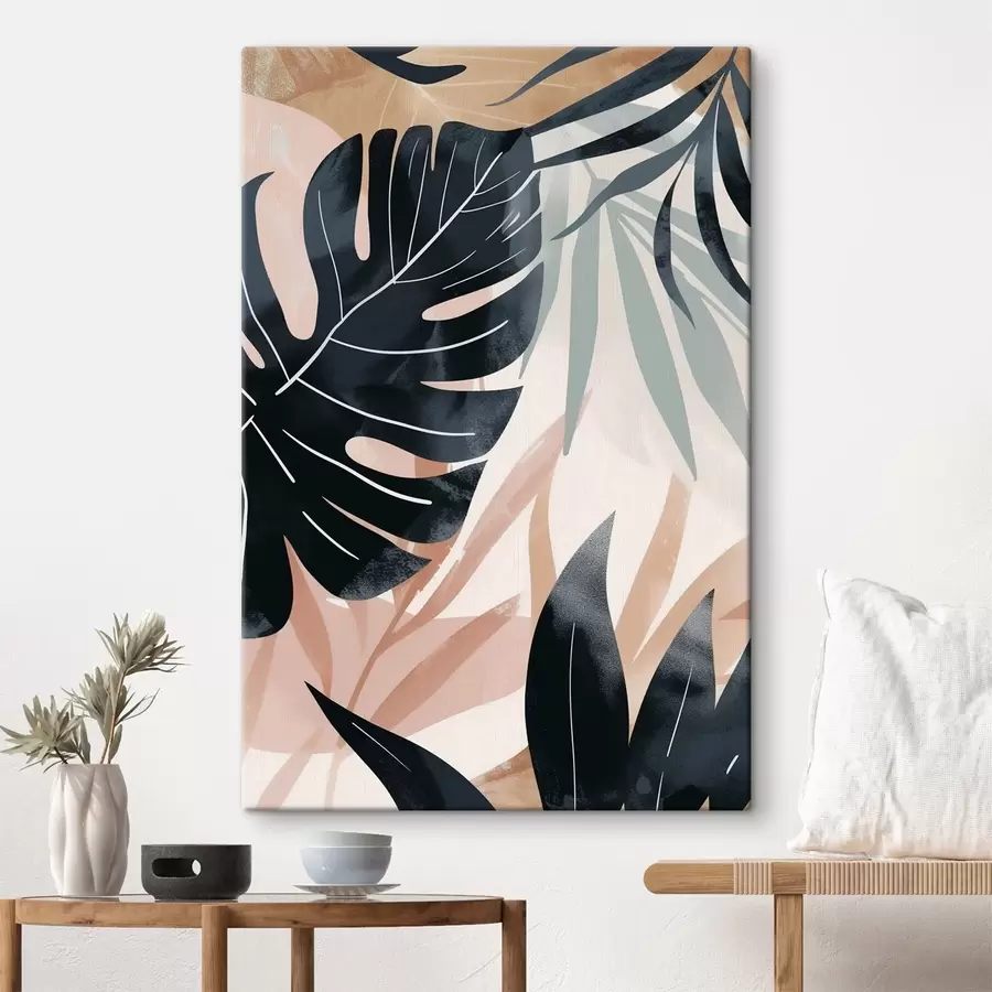 Tableau Feuilles tropicales s47821