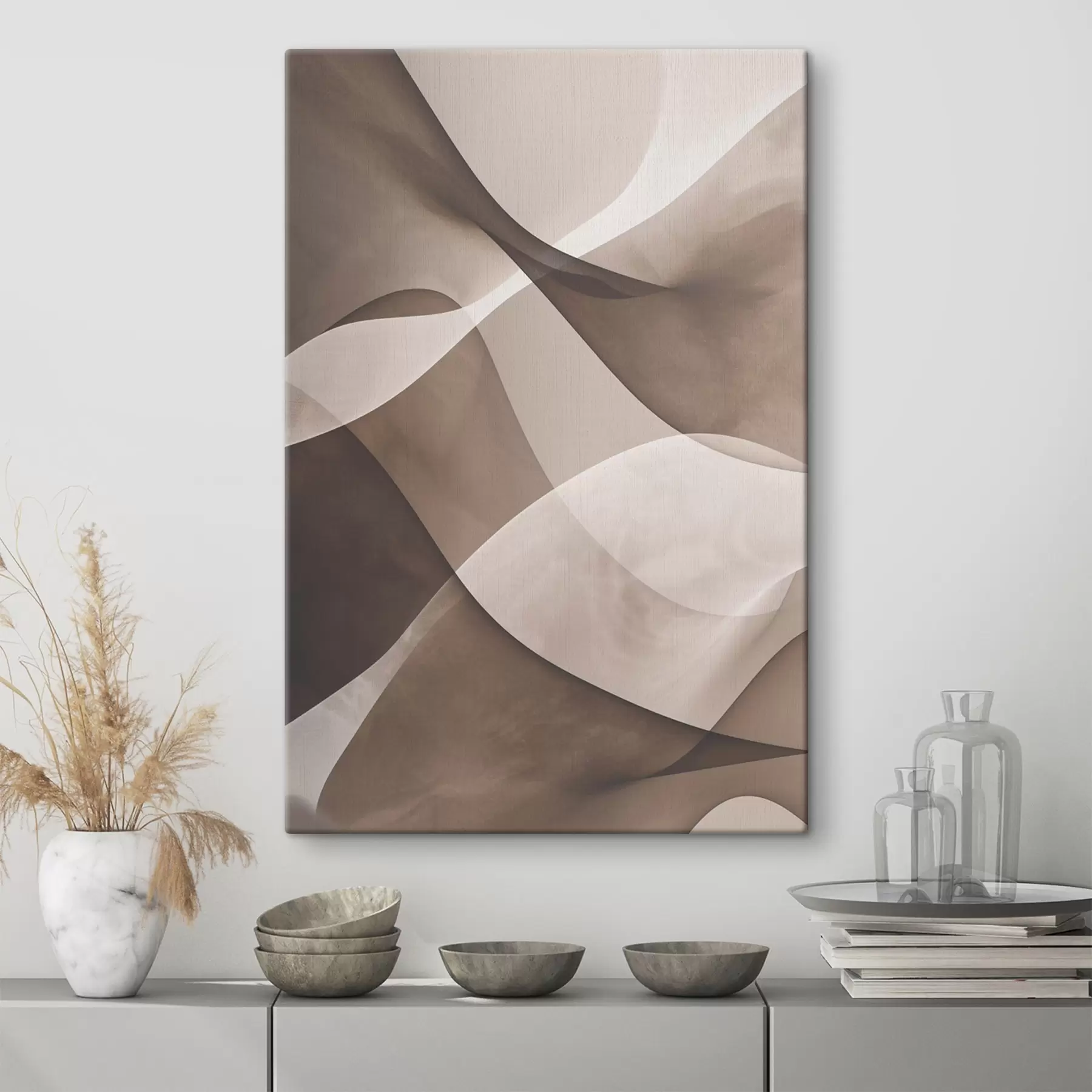 Tableau Délicat Translucide Abstrait s47824