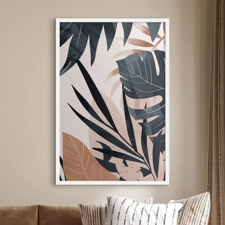 Papier peint Variété de feuilles tropicales f47822