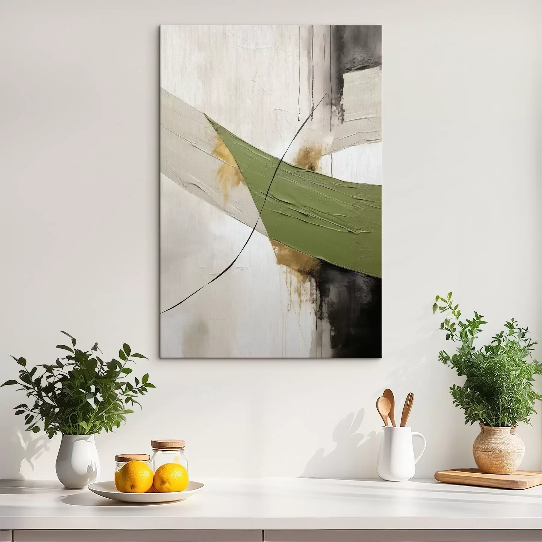 Tableau Composition abstraite moderne s47812