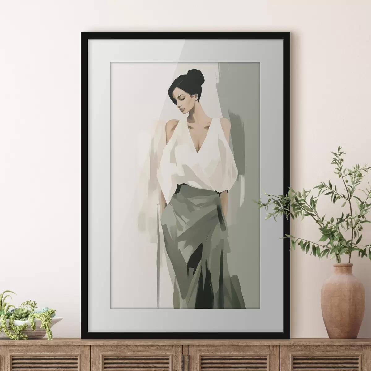 Poster Jeune femme f47798