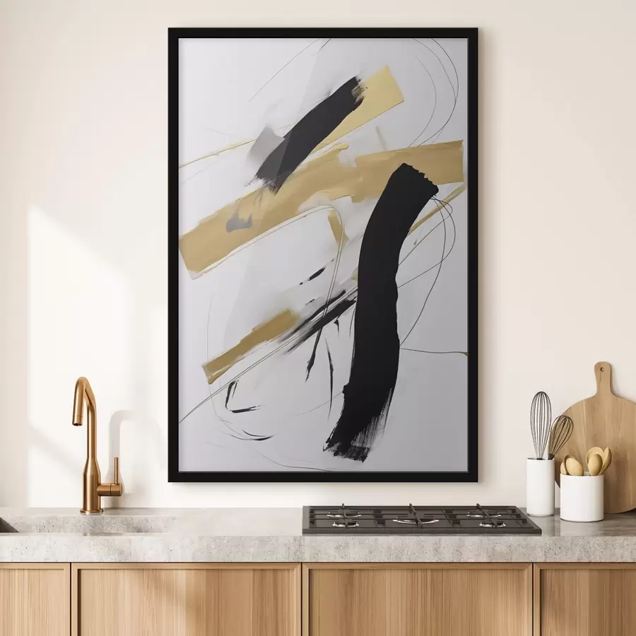 Papier peint Composition abstraite chaotique f47809