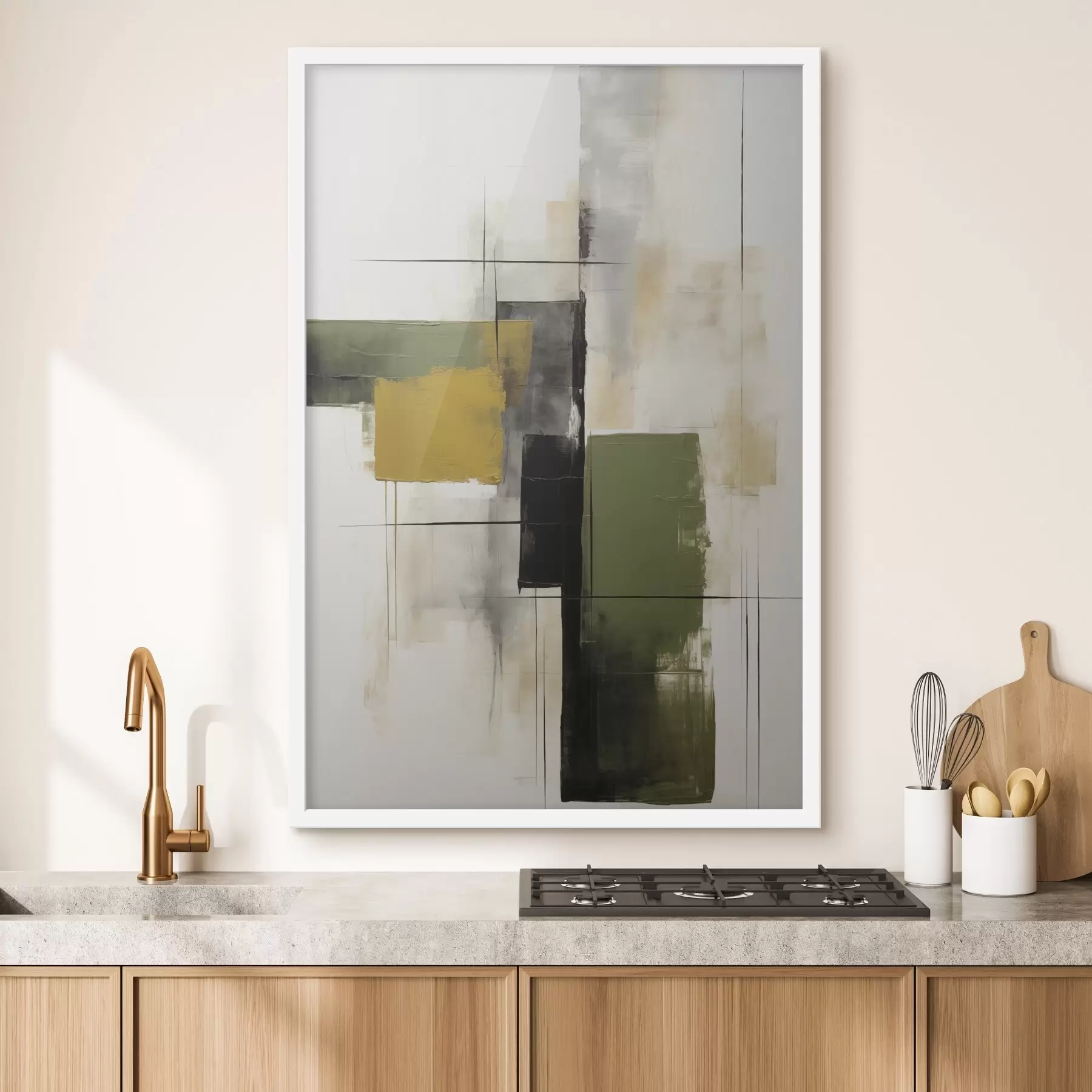 Papier peint Composition géométrique abstraite f47813