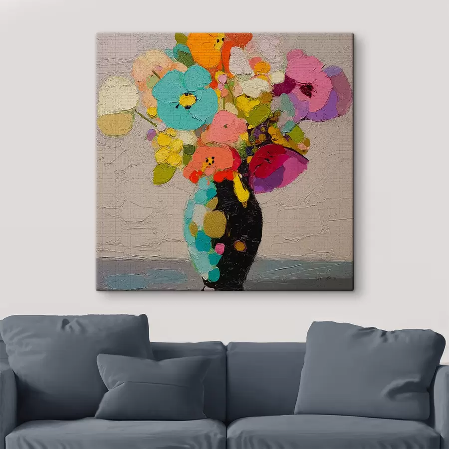 Tableau Composition florale dans un vase s47826