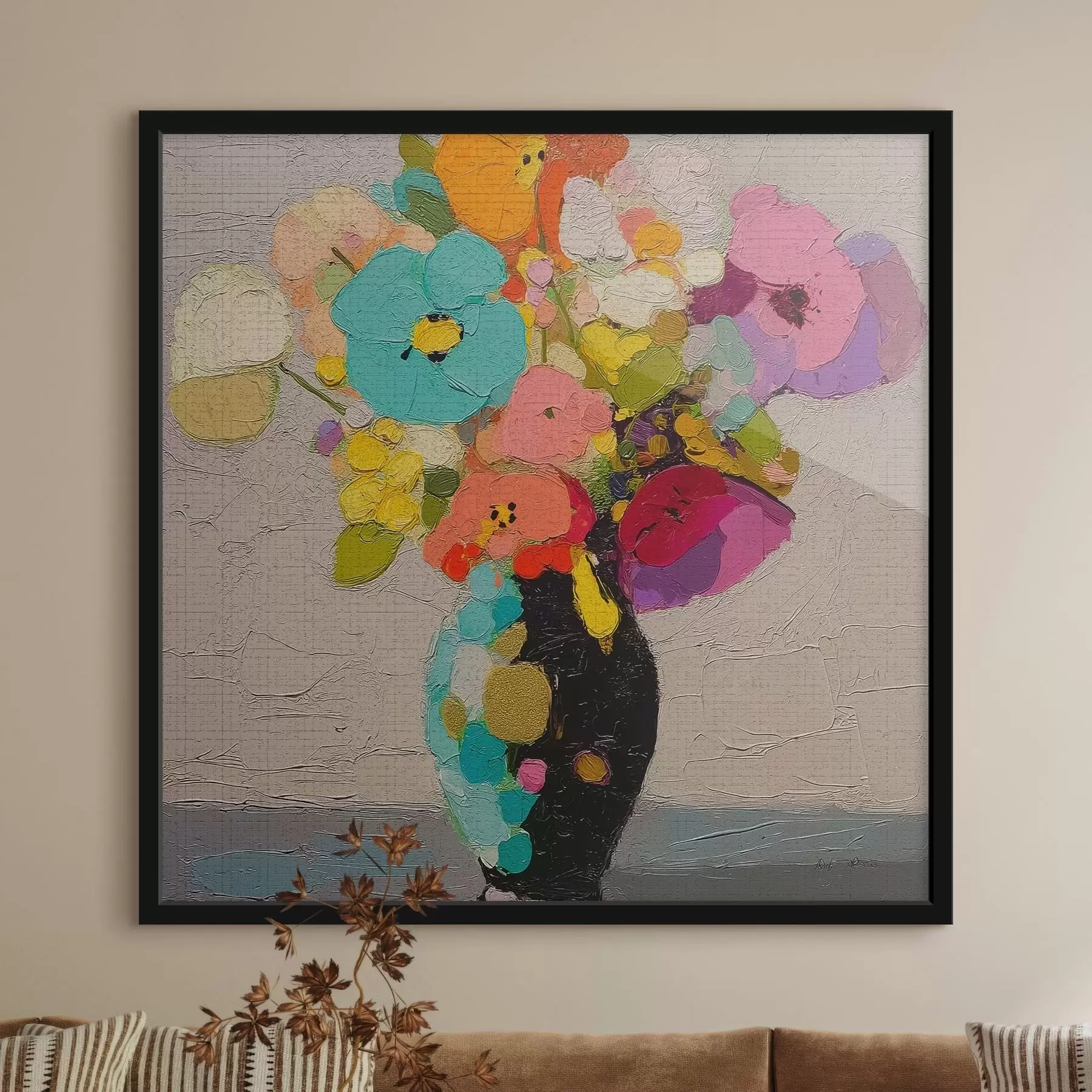 Papier peint Composition florale dans un vase f47826