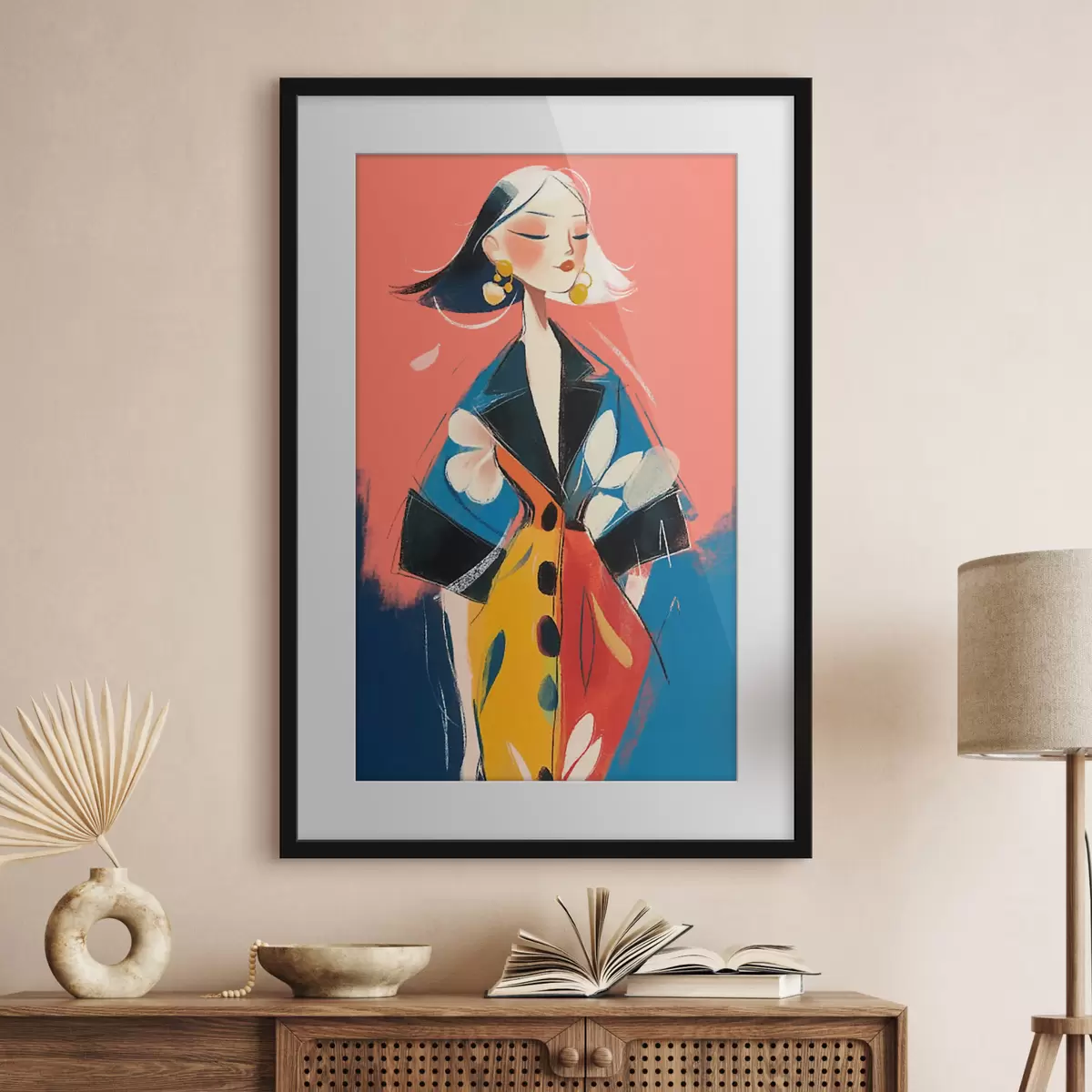 Poster Portrait de fille f47830