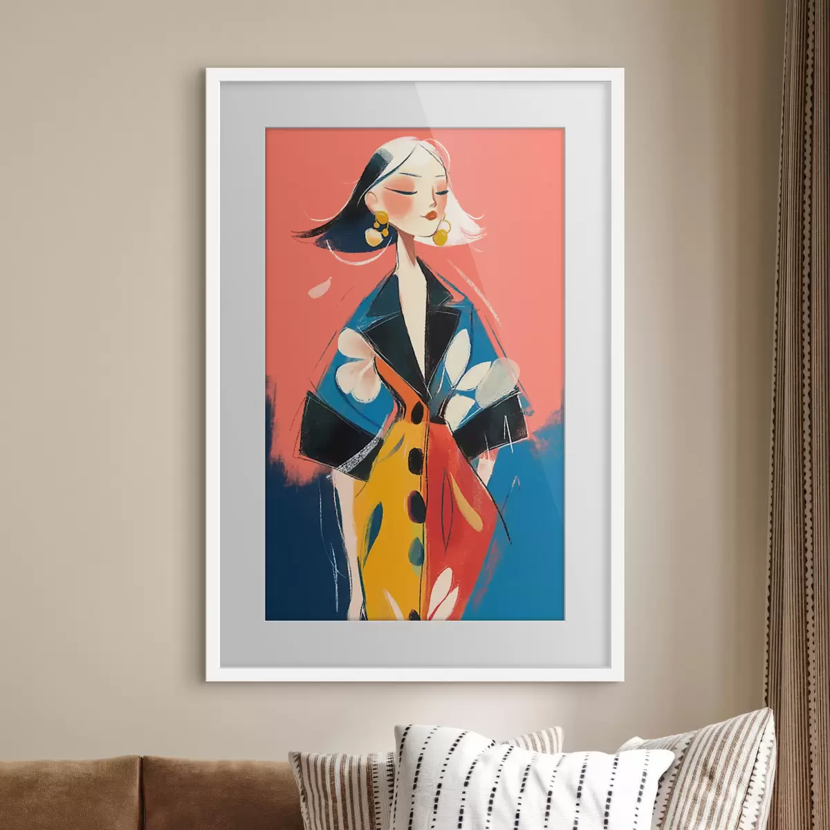 Poster Portrait de fille f47830