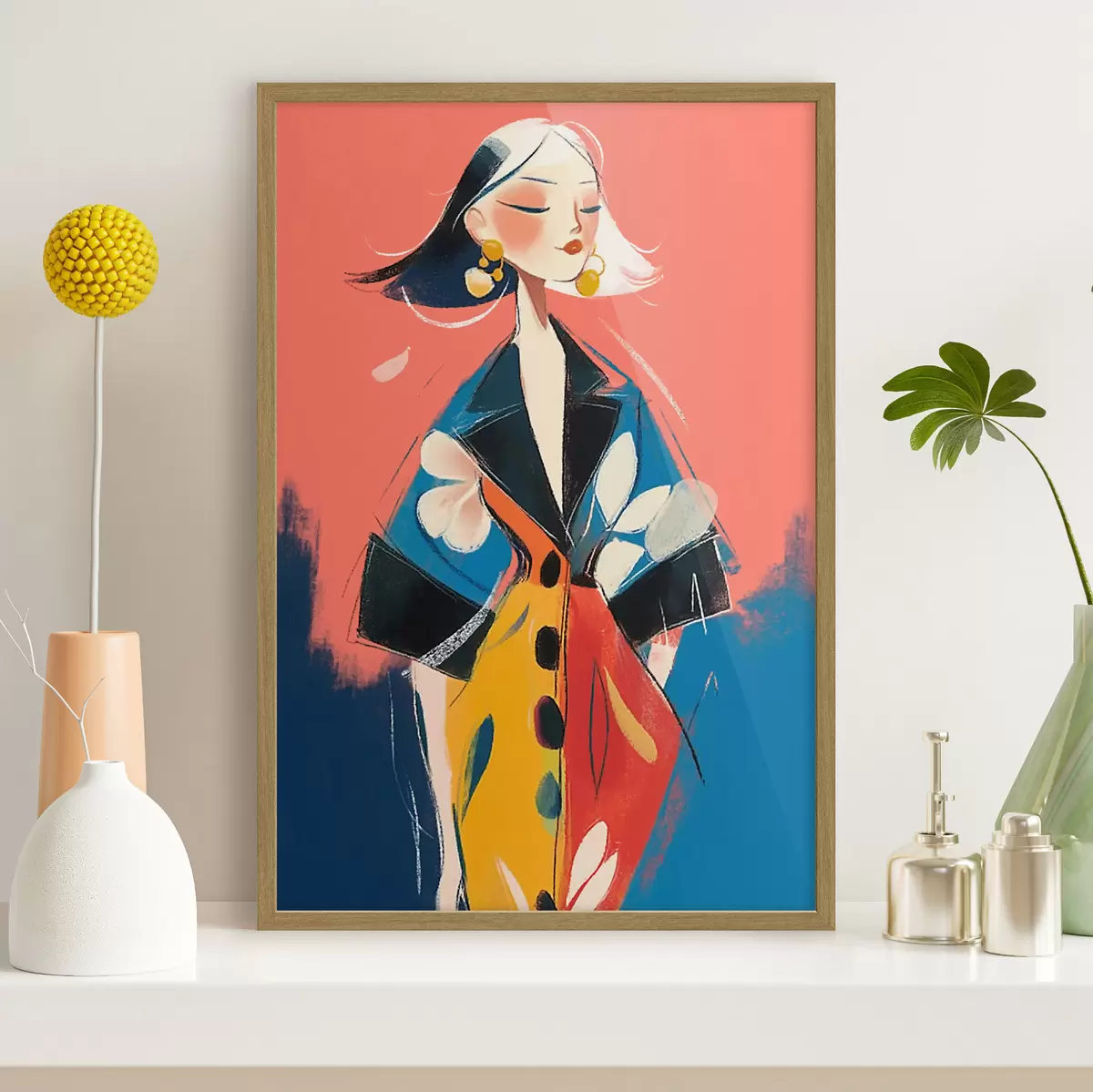 Poster Portrait de fille f47830