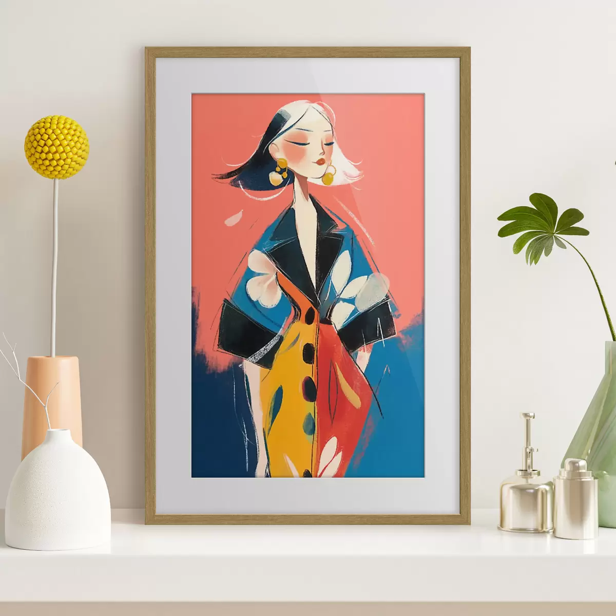 Poster Portrait de fille f47830