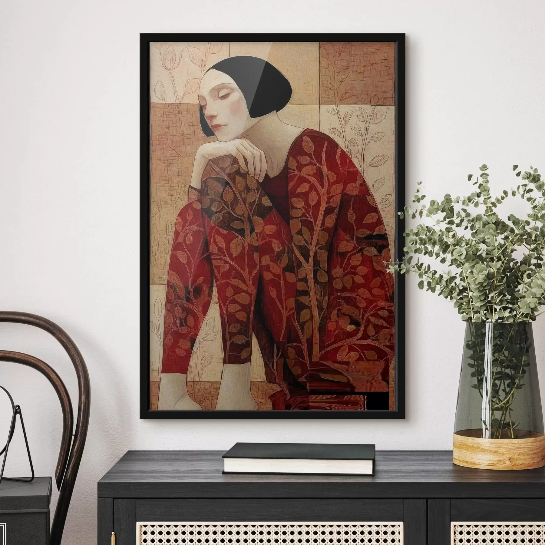 Papier peint Silhouette féminine f47834