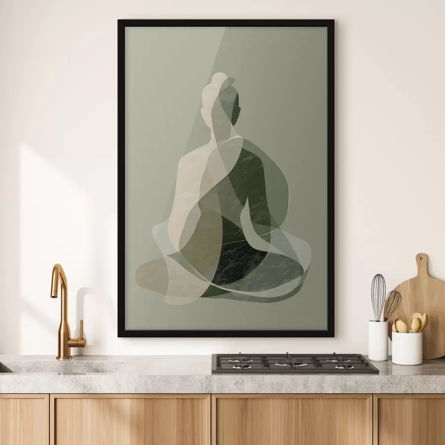 Papier peint Figure de yoga f47836