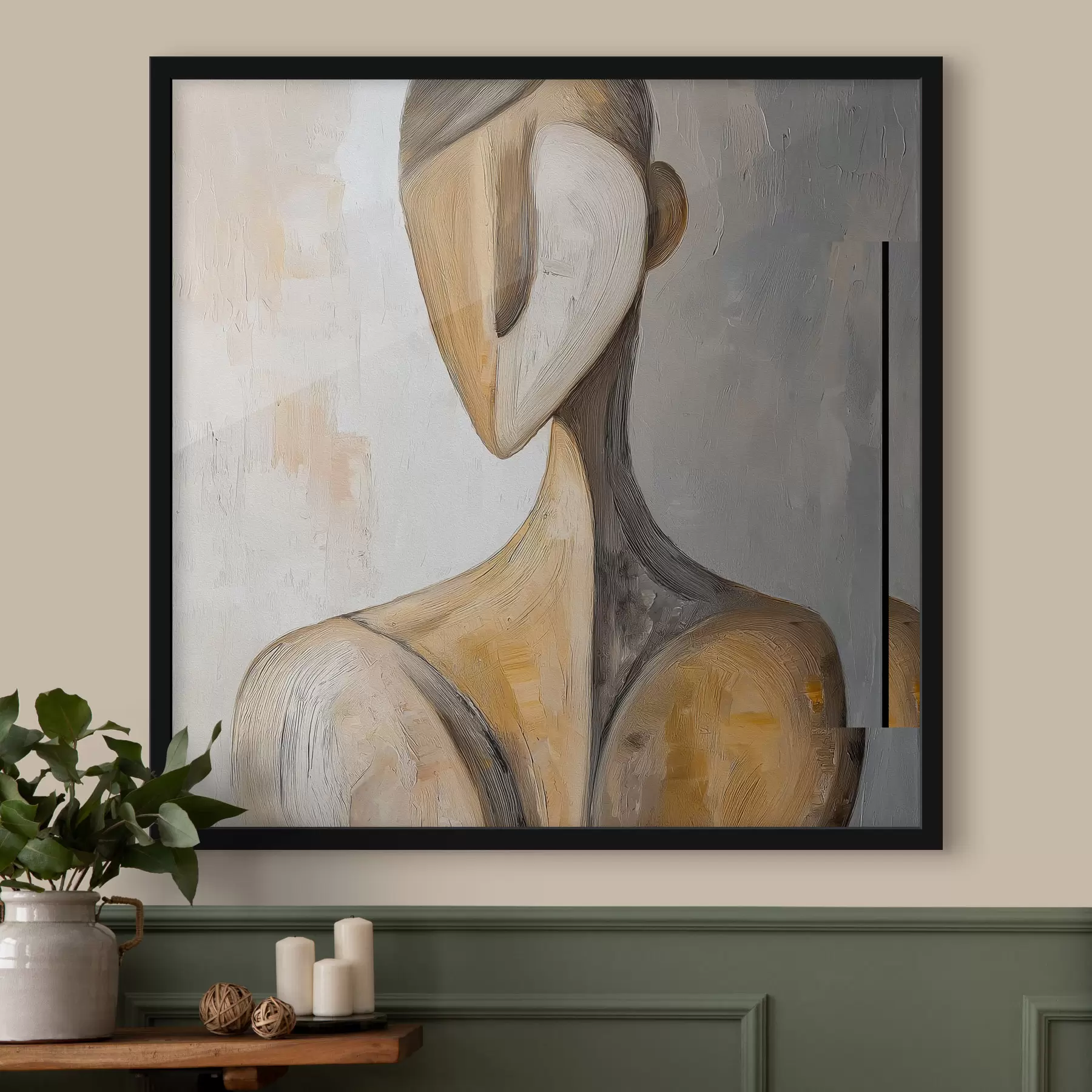 Papier peint Figure féminine stylisée f47838