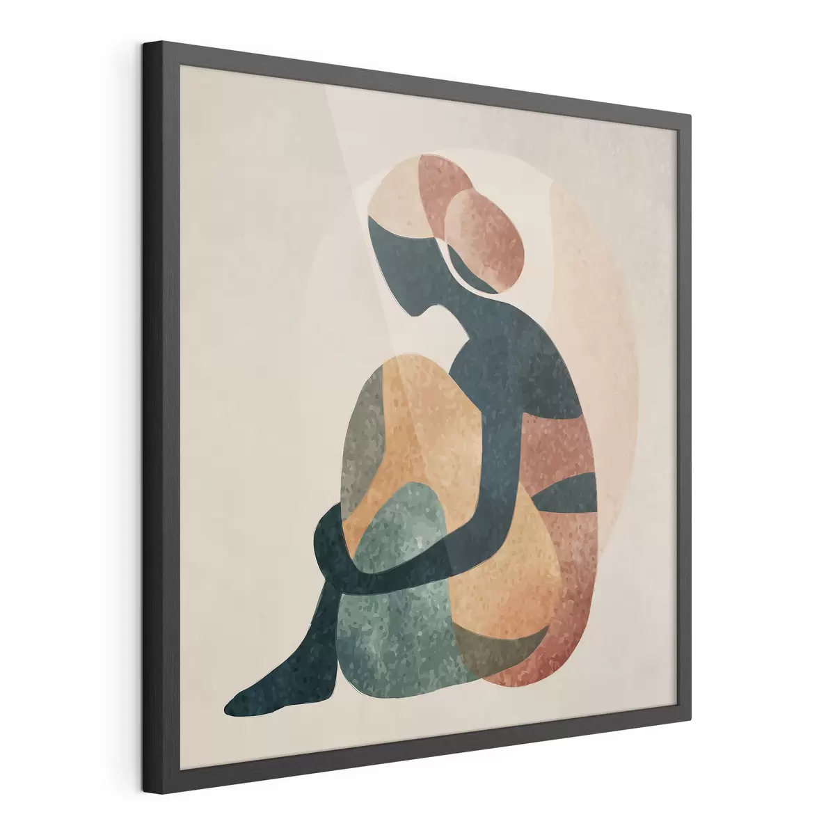 Poster Figure humaine abstraite f47839