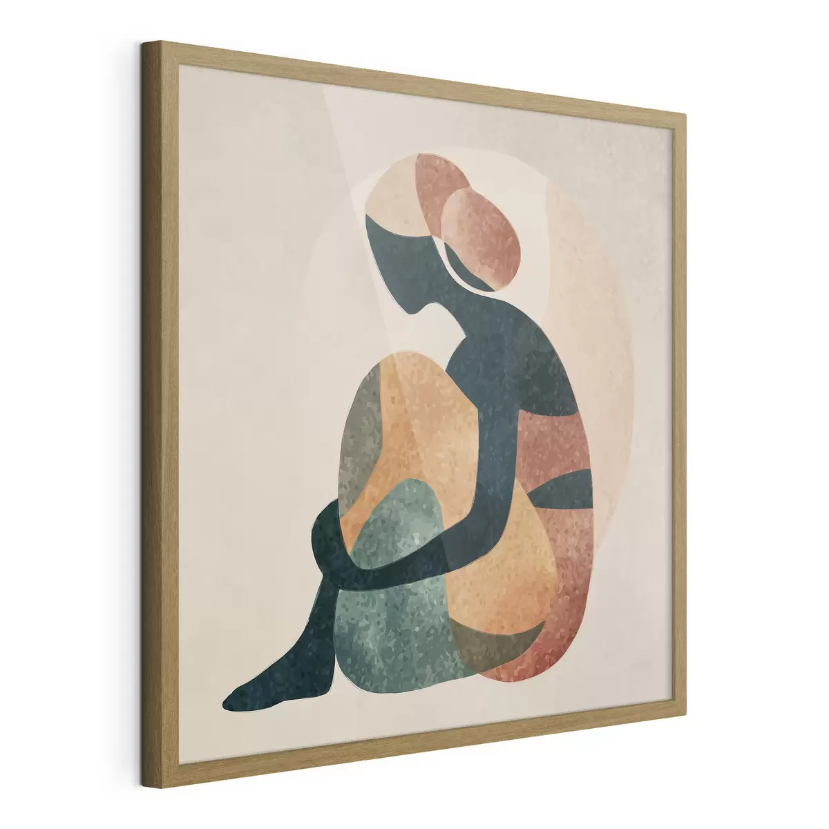Poster Figure humaine abstraite f47839