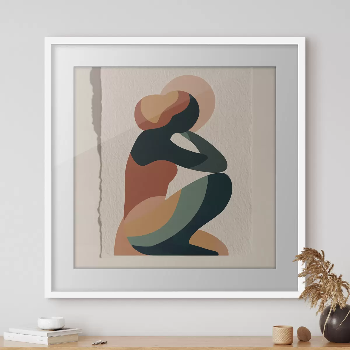Poster Personnage assis f47840