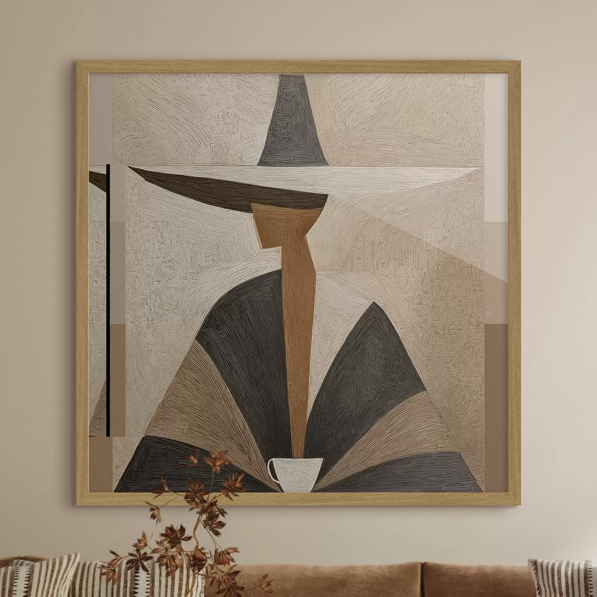 Poster Visage et contraste f47842
