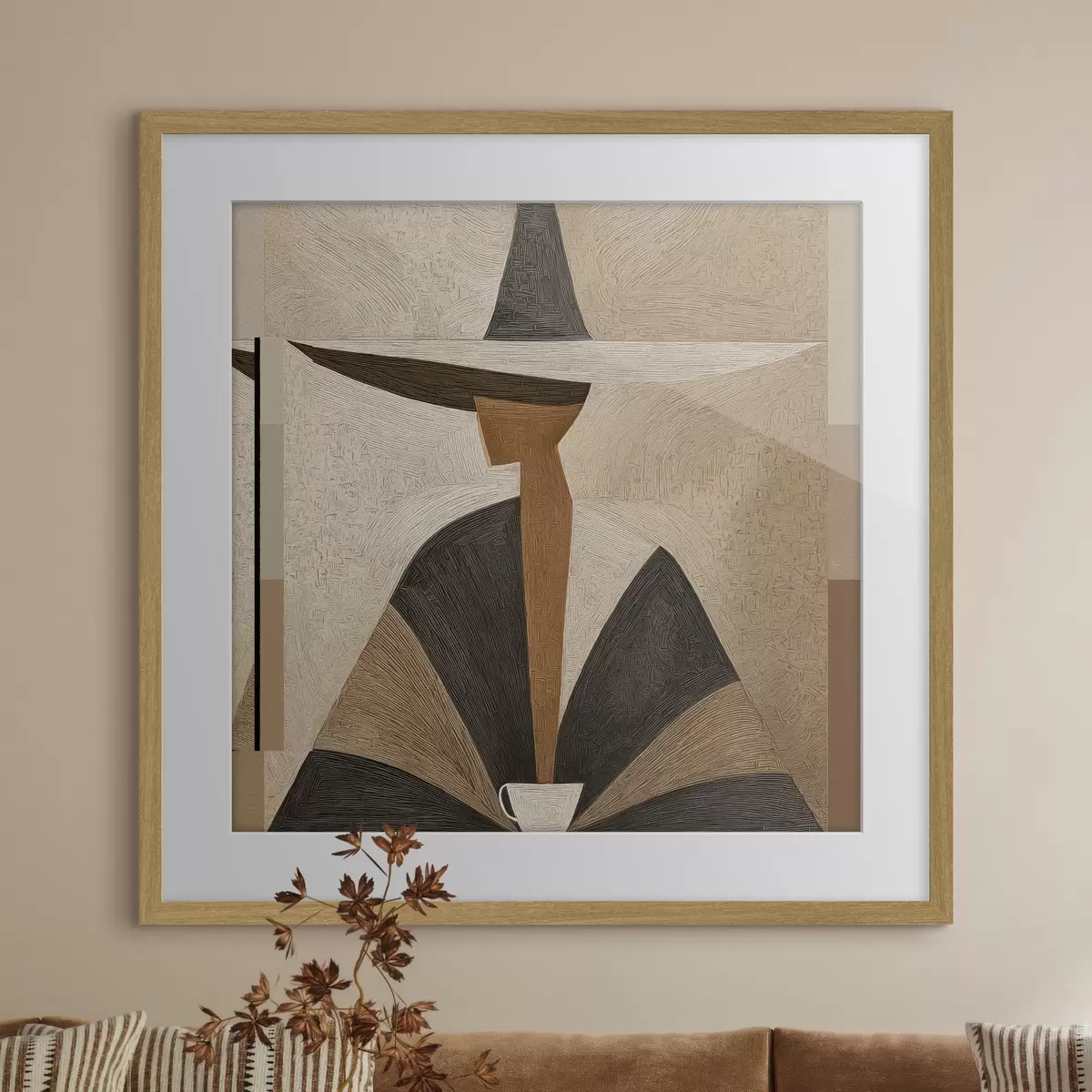 Poster Visage et contraste f47842