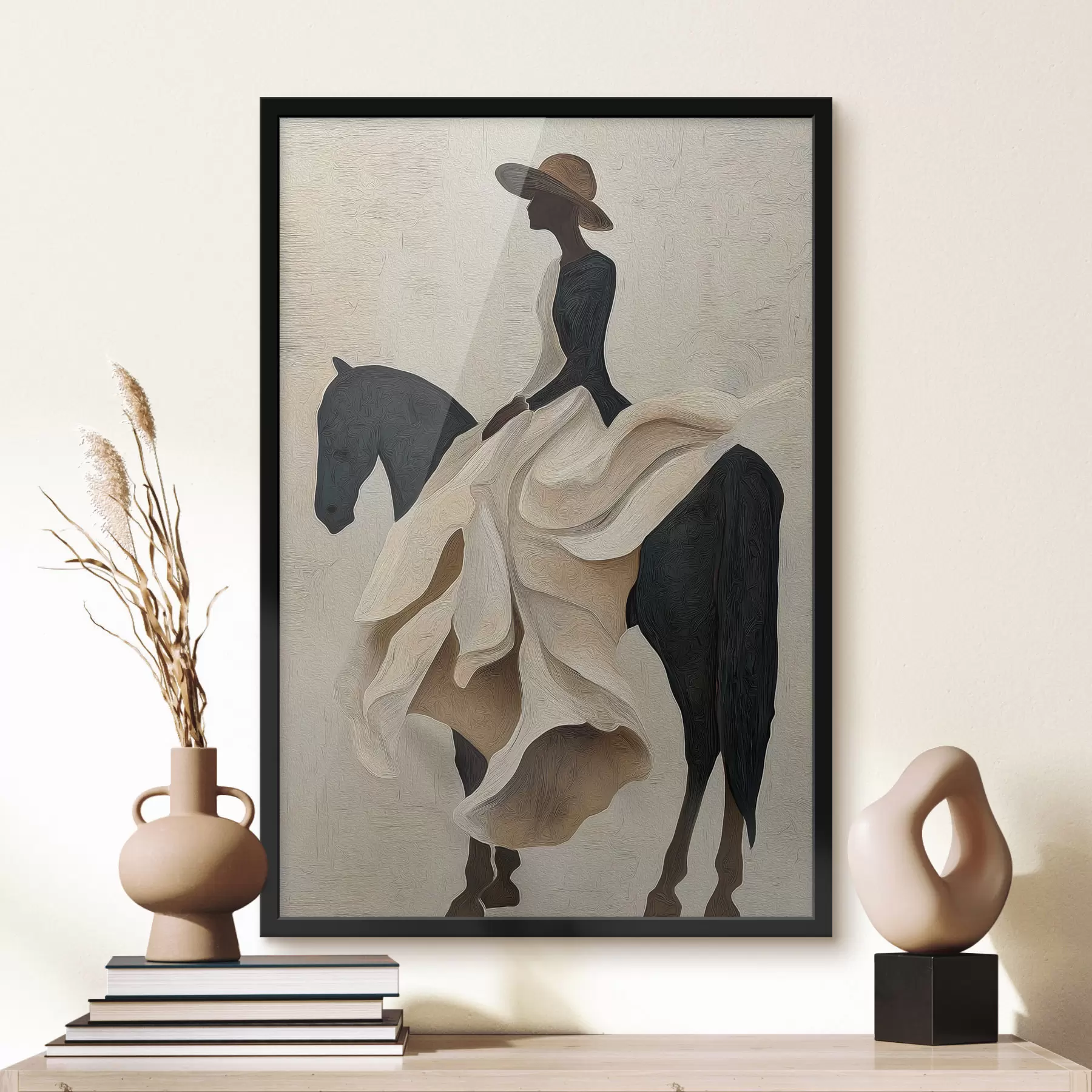 Papier peint La cavalière f47843