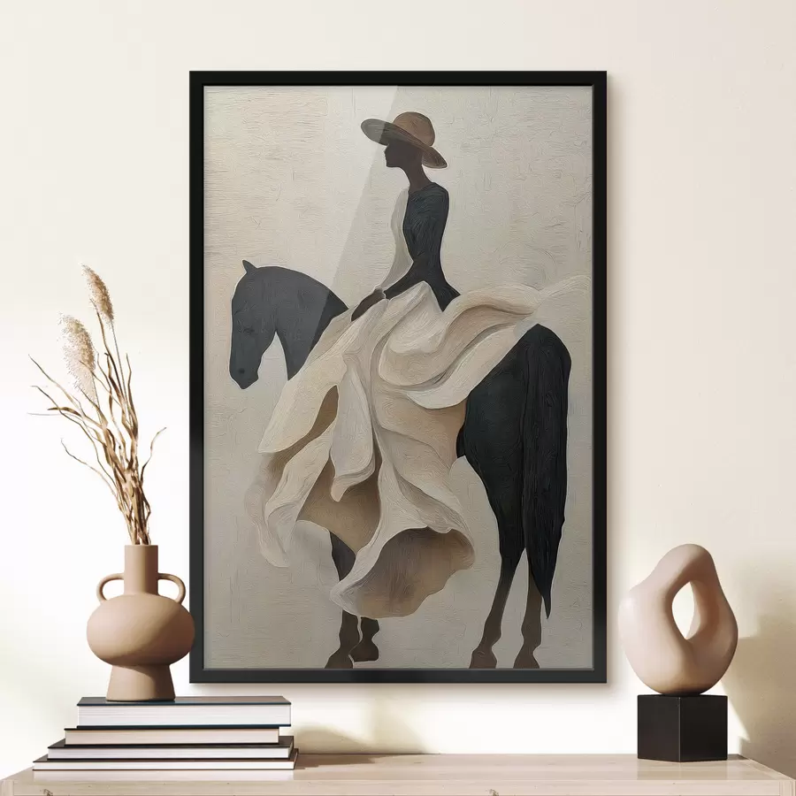 Papier peint Cavalière f47843