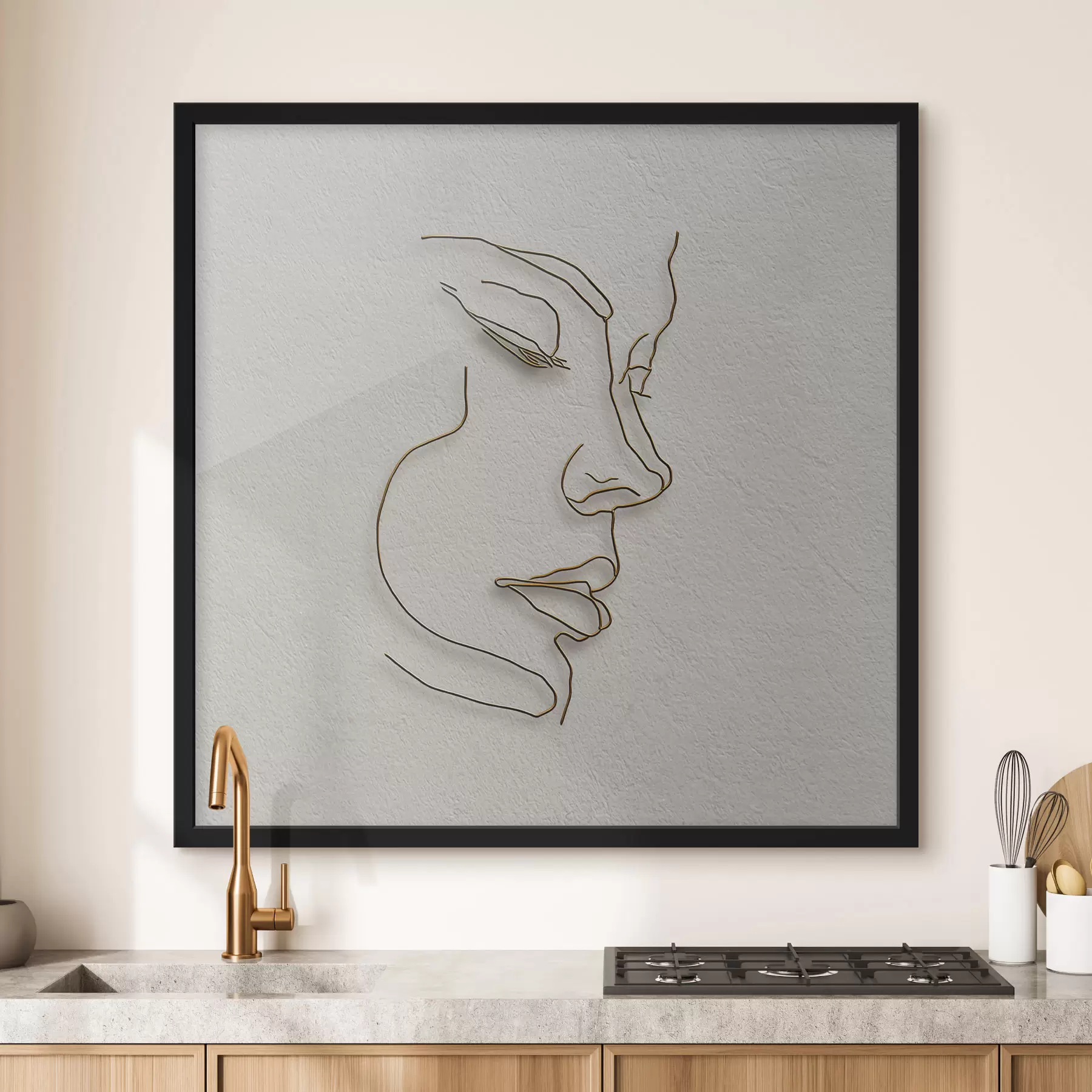 Papier peint Portrait esquissé f47847