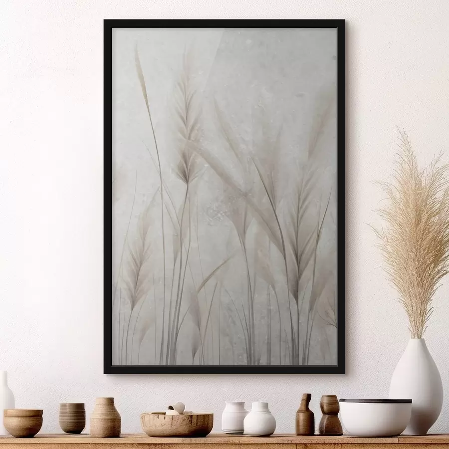 Papier peint Fleurs sauvages sur fond vieilli f47854