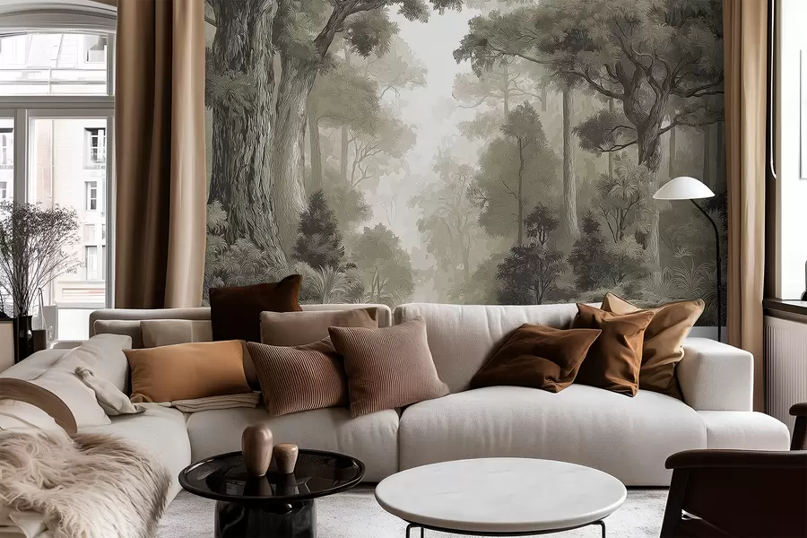 Papier peint Forêt de feuillus w05196v1