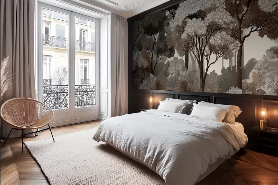 Papier peint Forêt de feuillus w05198