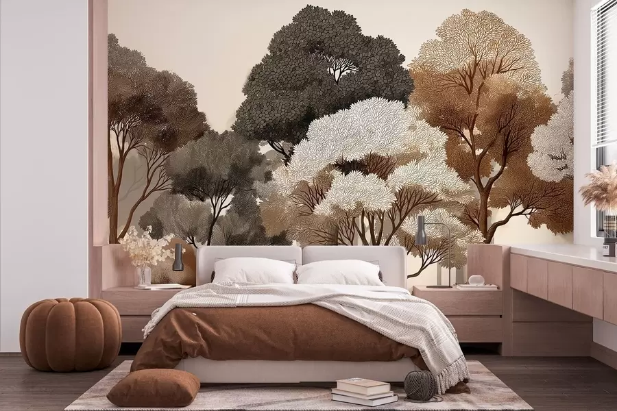 Papier peint Forêt de feuillus w05198v1