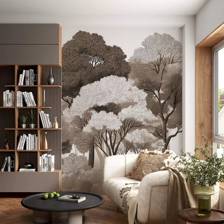 Papier peint Forêt de feuillus w05198v3