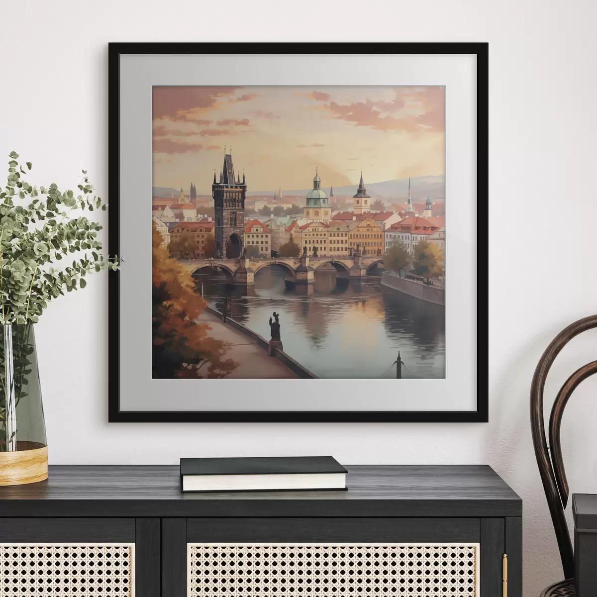 Poster Vue de Prague, République tchèque f47897