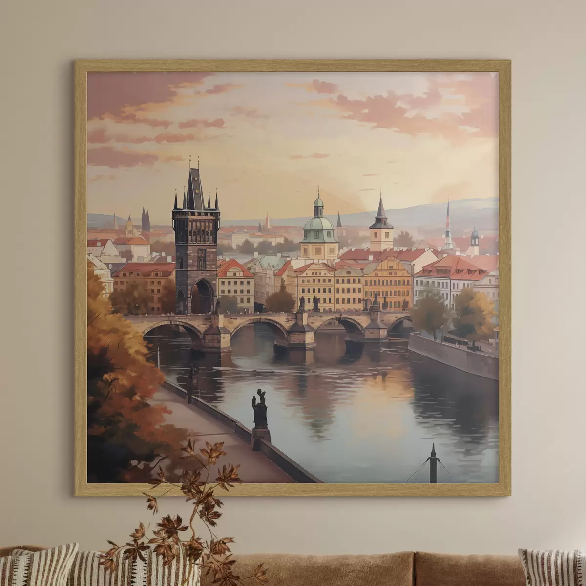 Poster Vue de Prague, République tchèque f47897
