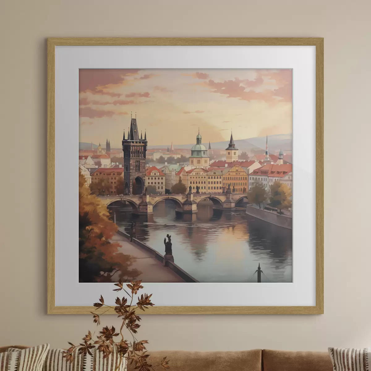 Poster Vue de Prague, République tchèque f47897