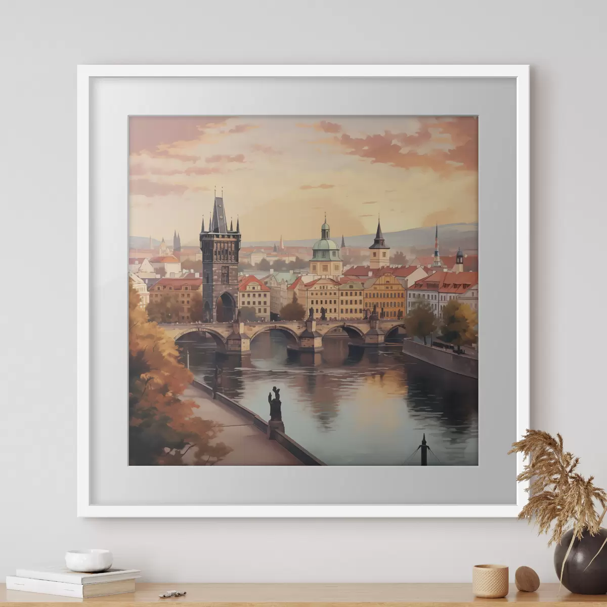 Poster Vue de Prague, République tchèque f47897