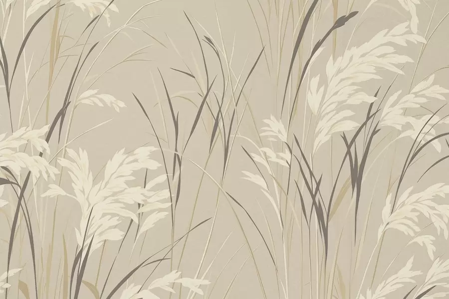 Papier peint Tiges fines de fleurs sauvages w09696