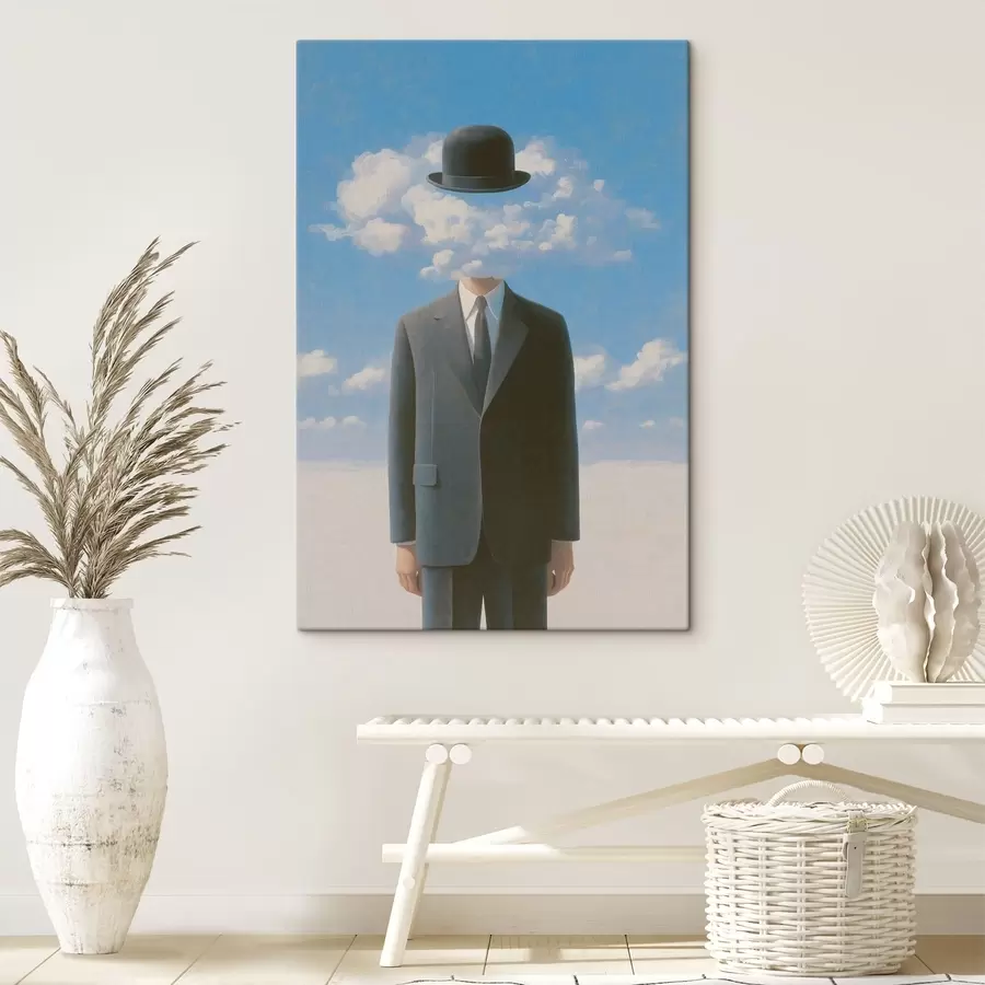 Tableau Homme avec des nuages s47906