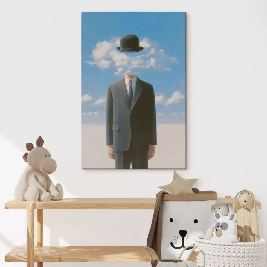 Tableau Homme avec des nuages s47906