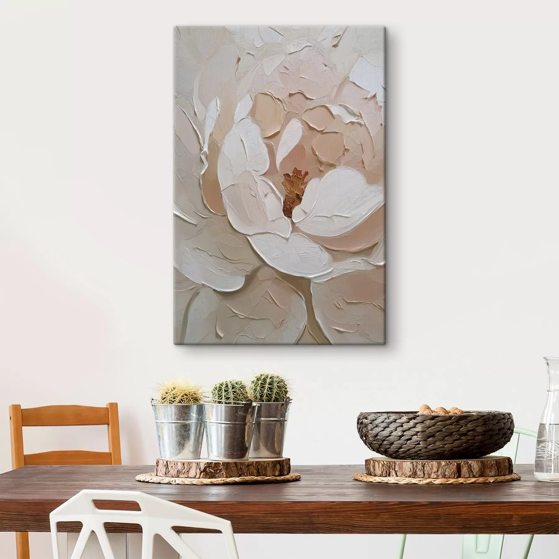 Tableau Fleur abstraite s47909