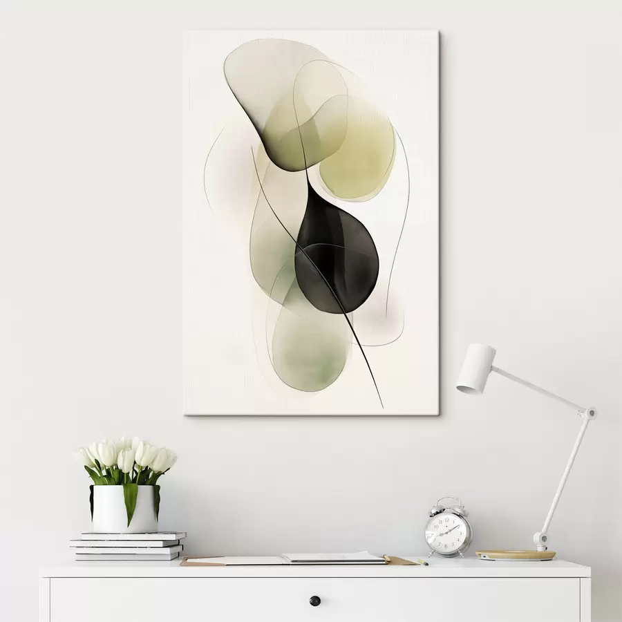 Tableau Lignes et formes abstraites s47925