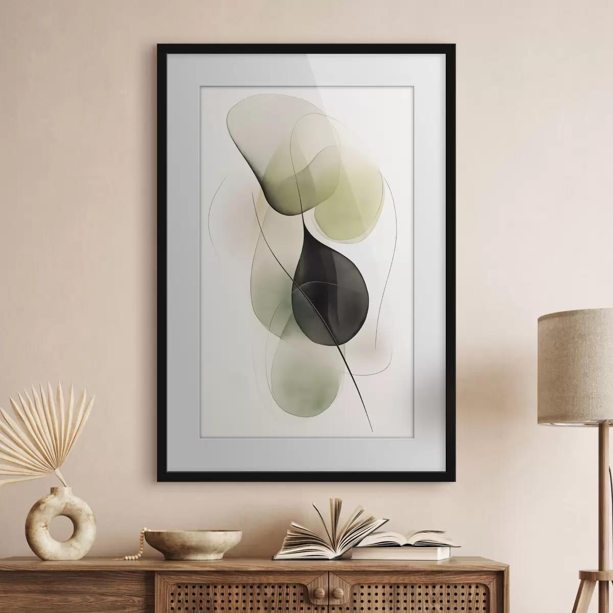 Poster Lignes et formes abstraites f47925