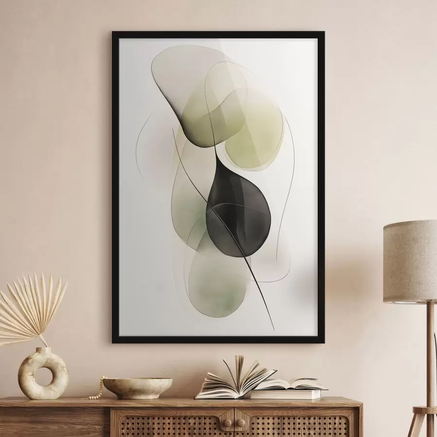 Papier peint Lignes et formes abstraites f47925