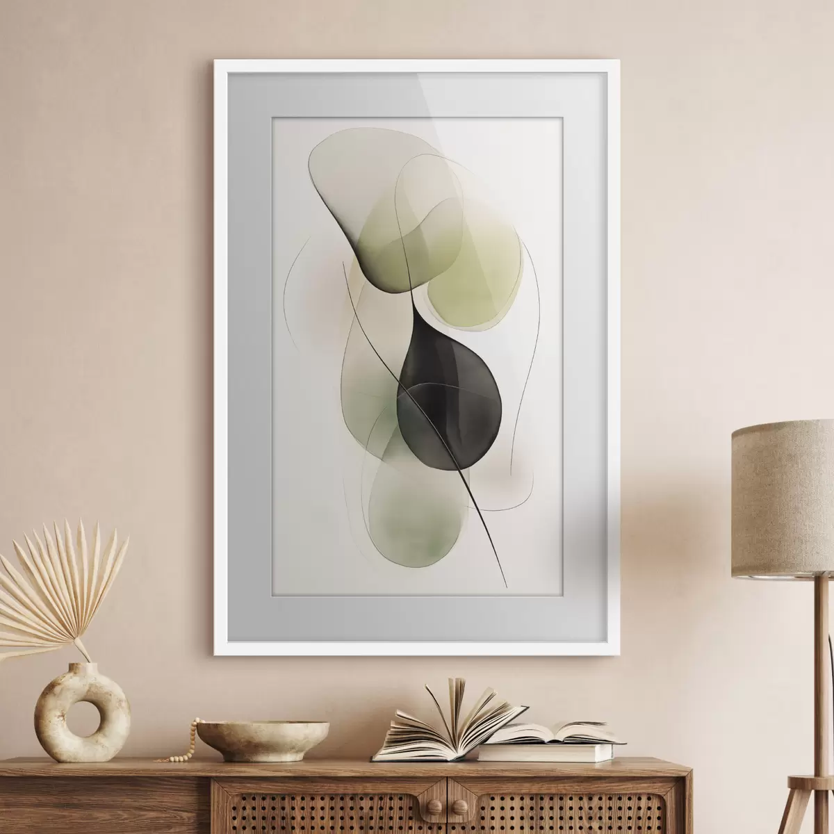 Poster Lignes et formes abstraites f47925